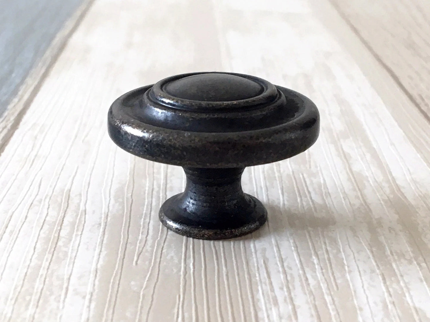 4 1/2" Vintage Style Antique Black Bail Drawer Pull | Kitchen Cabinet Knob