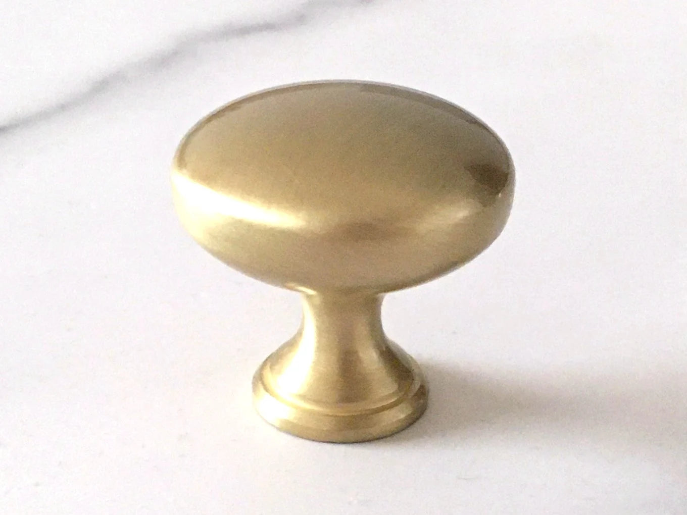 2.5" Gold Cup Drawer Pull, Mid Century Modern Cabinet Hardware