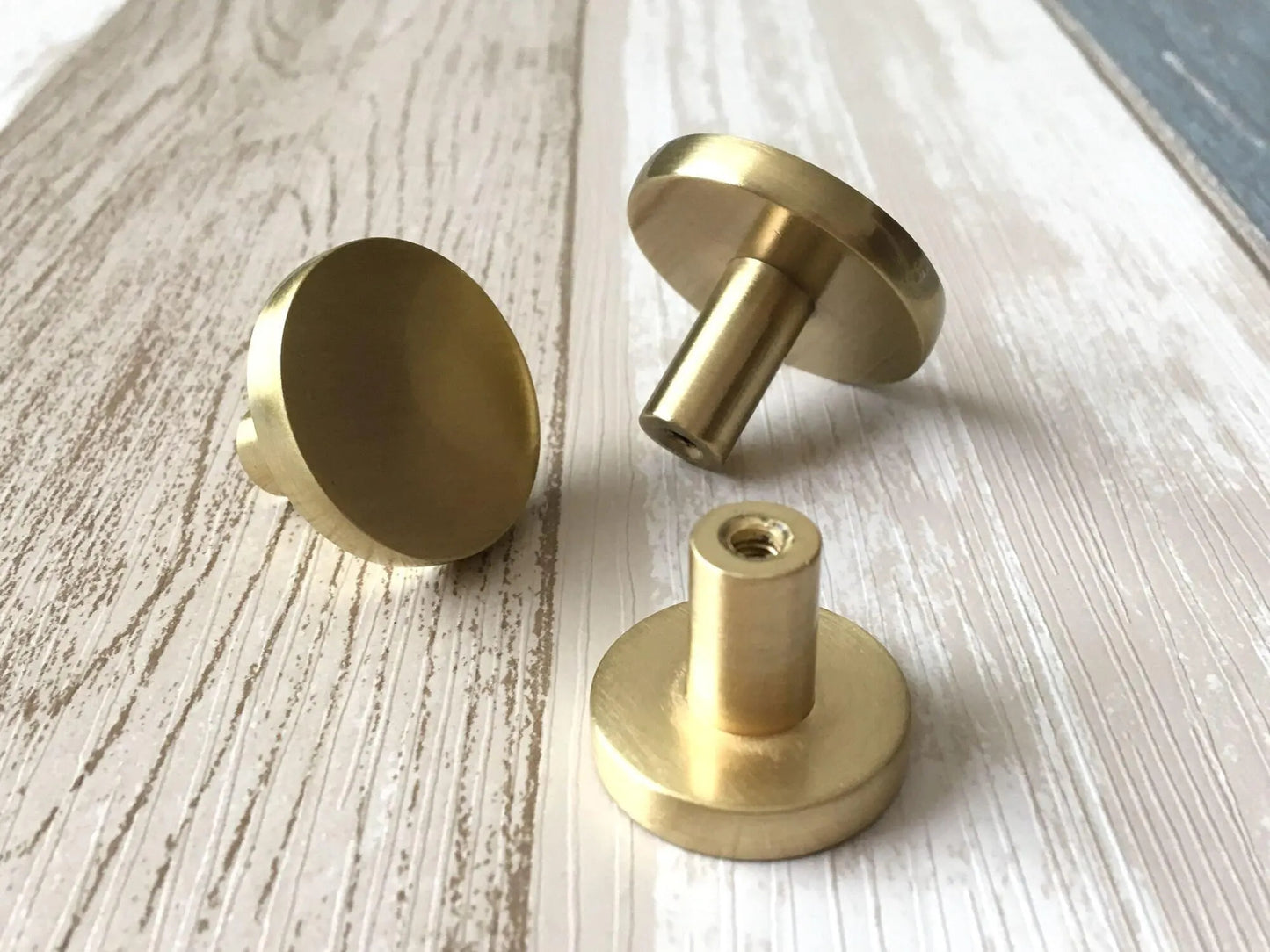 Circle Cabinet Pulls, Round Drawer Knobs, Gold Black Bronze Nickel, Kitchen Hardware