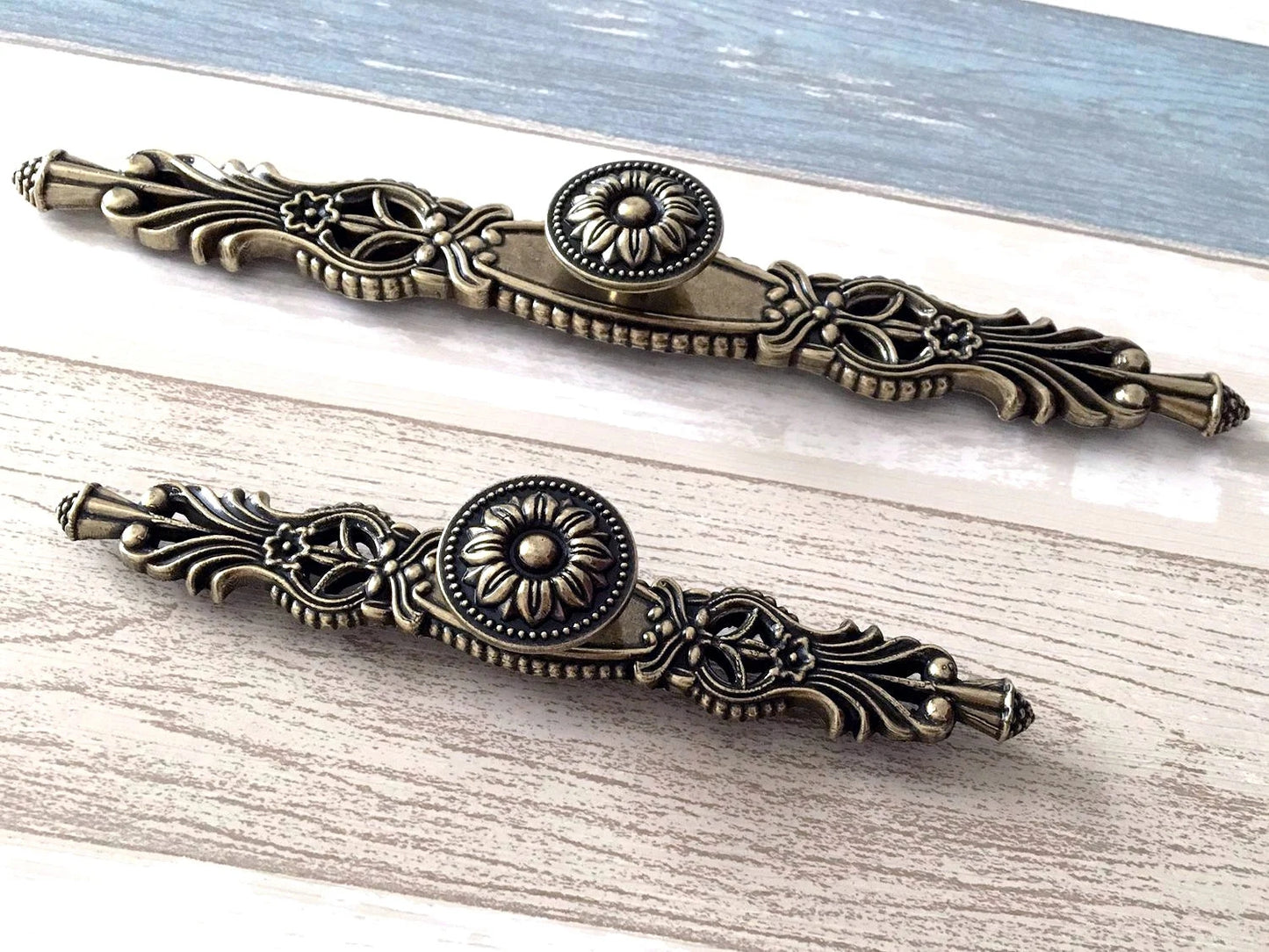Vintage Style Cabinet Pulls Antique Bronze Drawer Handles | Lynns Hardware