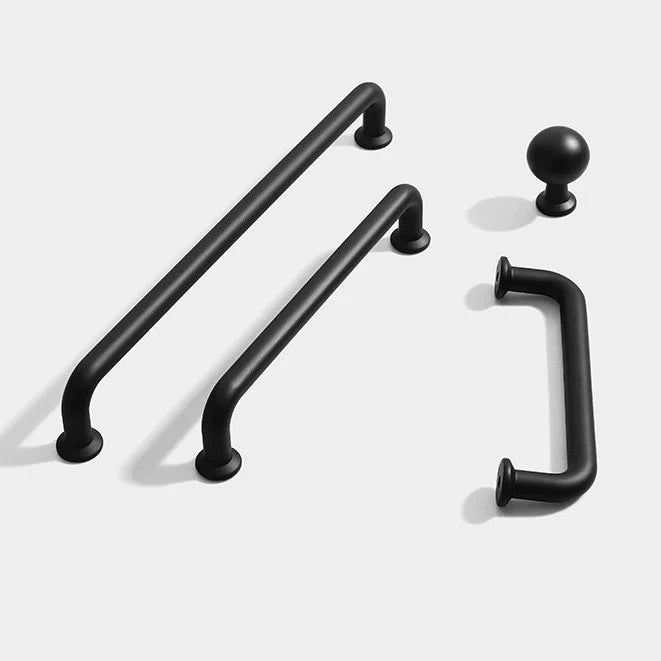 3.75" 5" 7.5" Slim Wire Cabinet Handles, Polished Gold, Brushed Gold, Matte Black