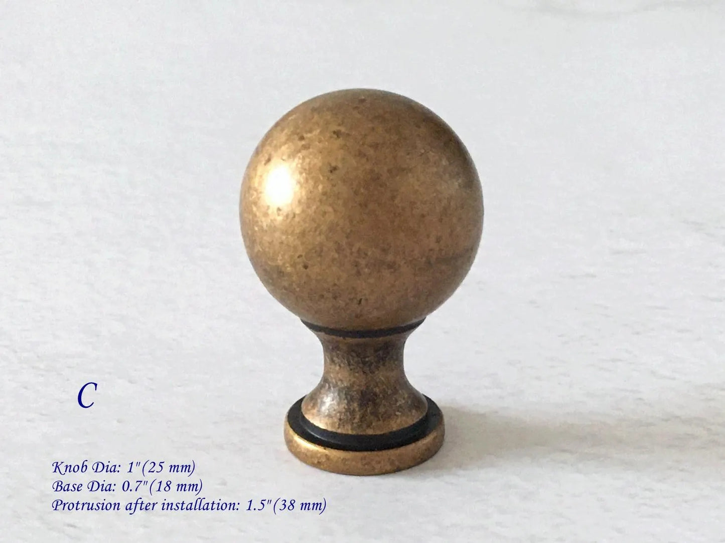 Antique Bronze Cabinet Bar Handles, Retro Drawer Pull, Kitchen Hardware, 3.75" 5" 7.5" Centers