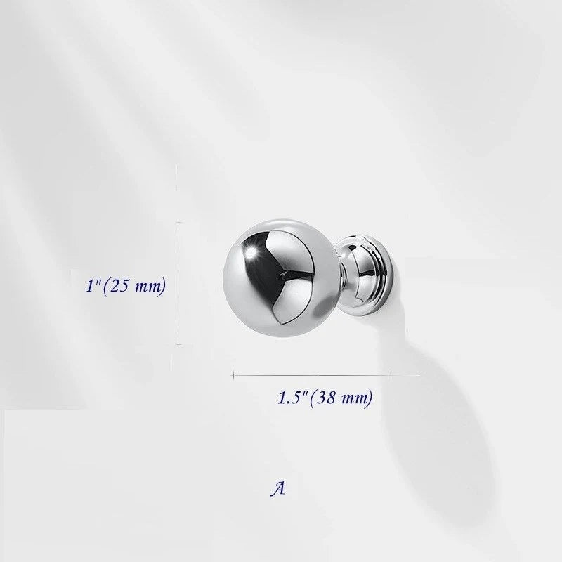 3.75" 5" 7.5" Cabinet Handles, Drawer Pulls, Polished Chrome Silver