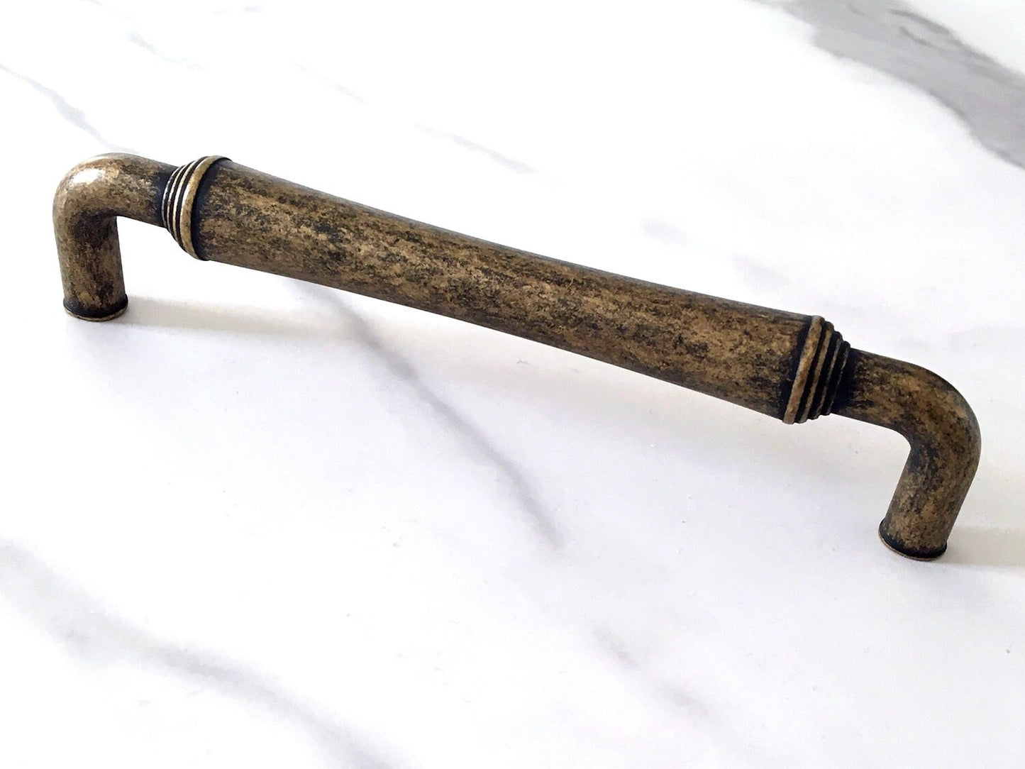 Retro Antique Bronze Drawer Pulls, Rustic Kitchen Cabinet Hardware