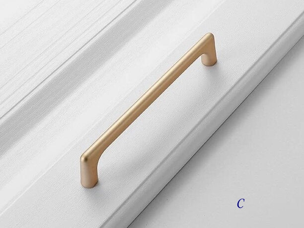 5 Inch Gold Cabinet Pulls Drawer Handles Kitchen Hardware 128 mm MCM