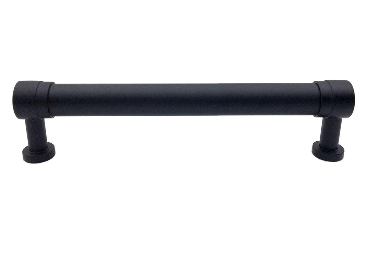 5.5 Inch Black Drawer Pulls Cabinet Handles Hardware 4-1/2 Inches 140 mm