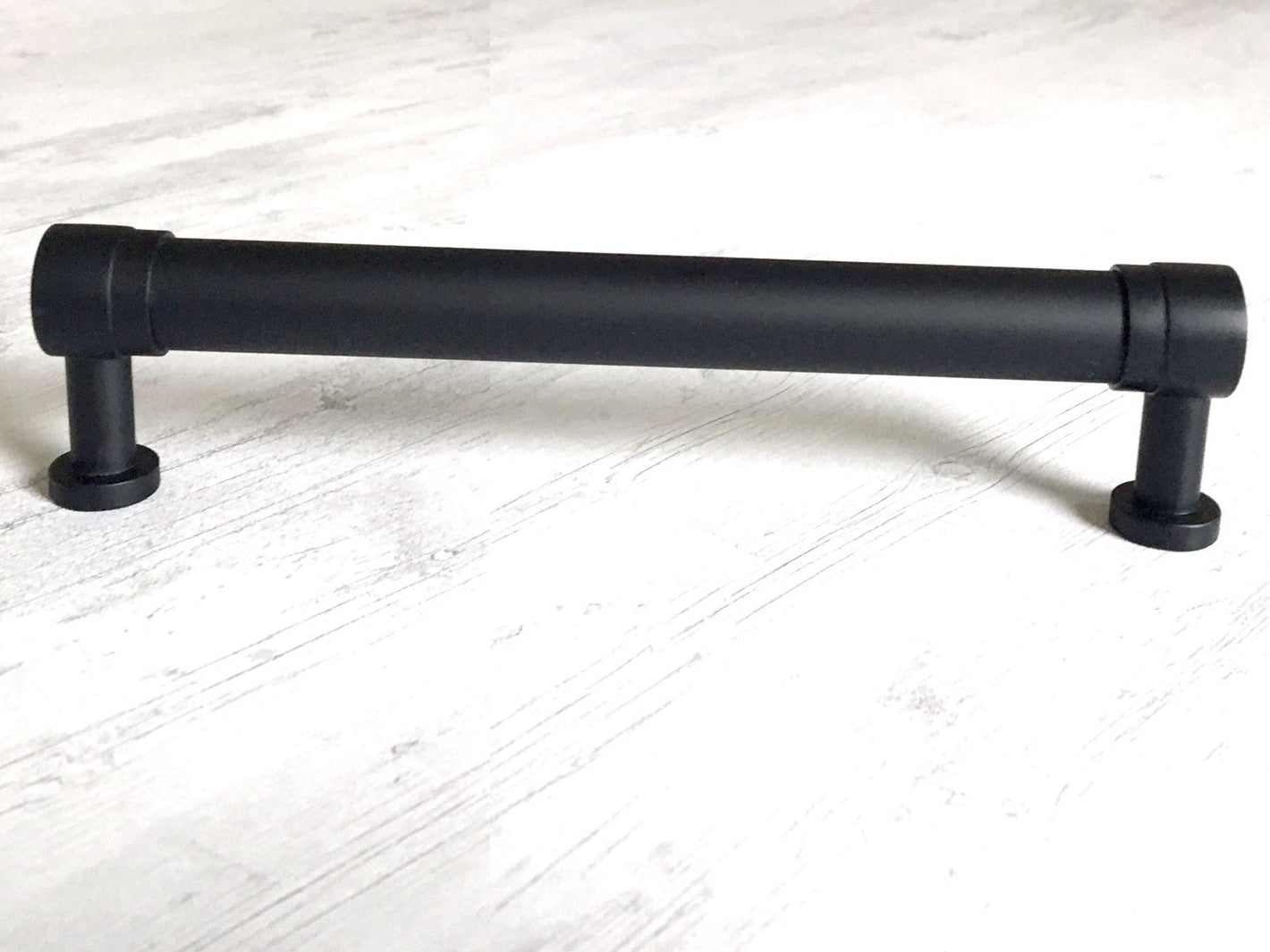5.75 Inch Black Drawer Pulls Cabinet Handles Lynns Hardware 5-3/4 Inches 146 mm
