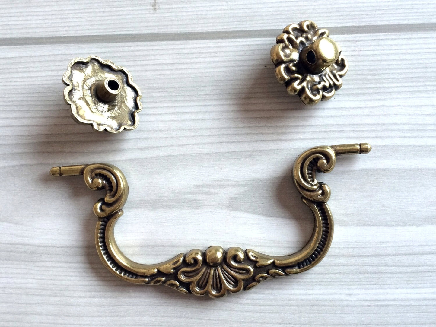 4" Vintage Style Dresser Pulls Drawer Pull Handles Drop Bail Antique Bronze Black
