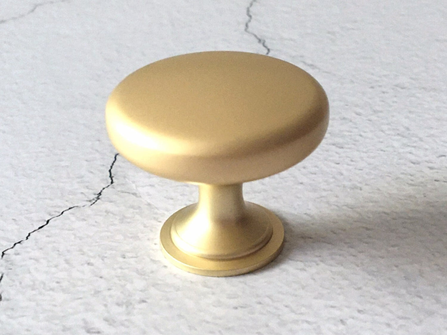 Gold Cup Drawer Pulls, Slim Cabinet Handle, Kitchen Hardware