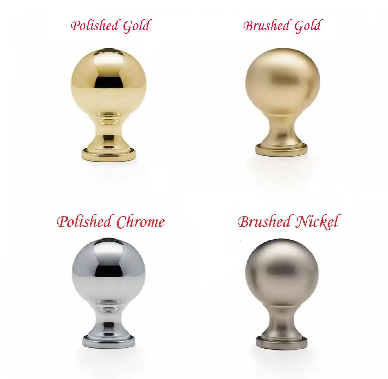Cabinet Ball Knob, Spherical Drawer Pull, Kitchen Hardware
