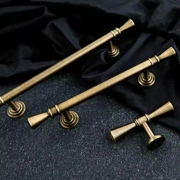 Brass Cabinet Bar Handles, T-shaped Drawer Pull, Kitchen Hardware