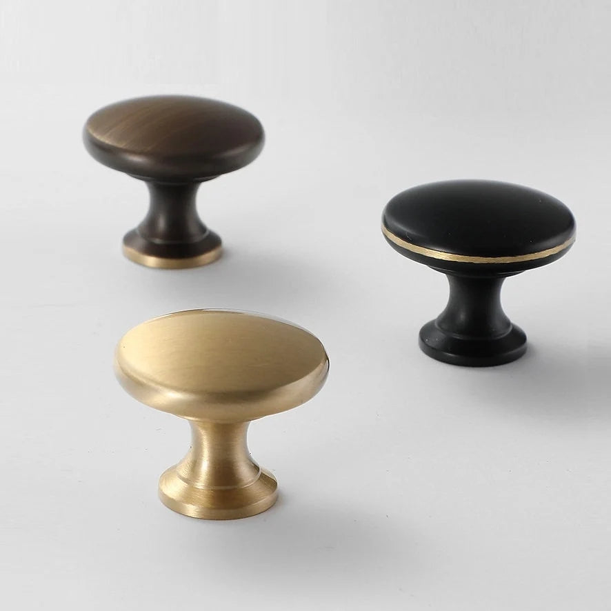 Brass Cabinet Handles, Black Gold Coffee Bronze, Drawer Pulls | Kitchen Hardware