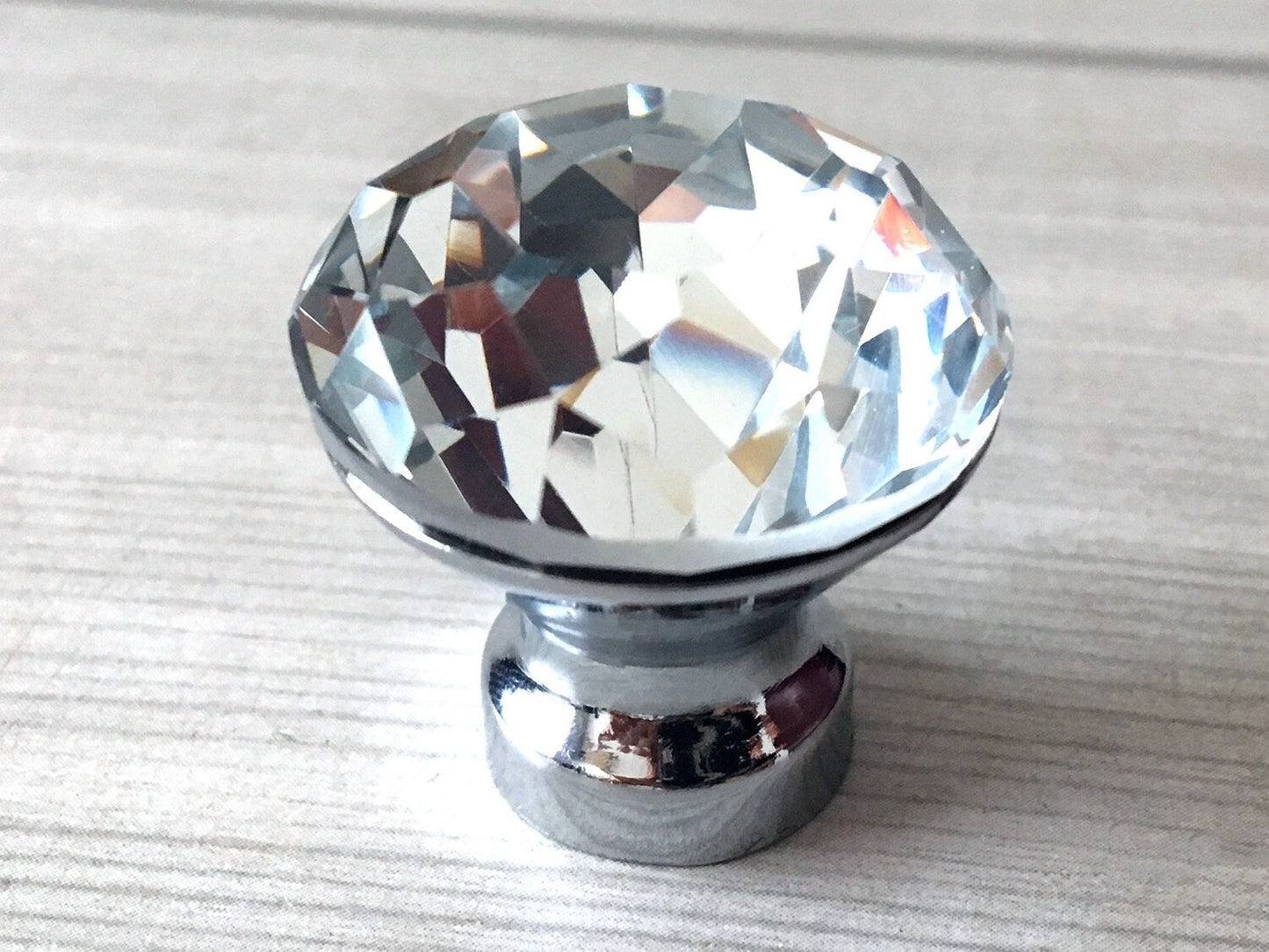 3.75" 5" Crystal Drawer Pull, Glass Cabinet Pulls, Modern Cupboard Handles