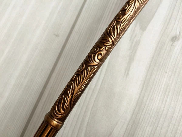 Dresser Pull Handles Knobs with Embossed Patterns, Antique Copper, Victorian Cabinet Hardware