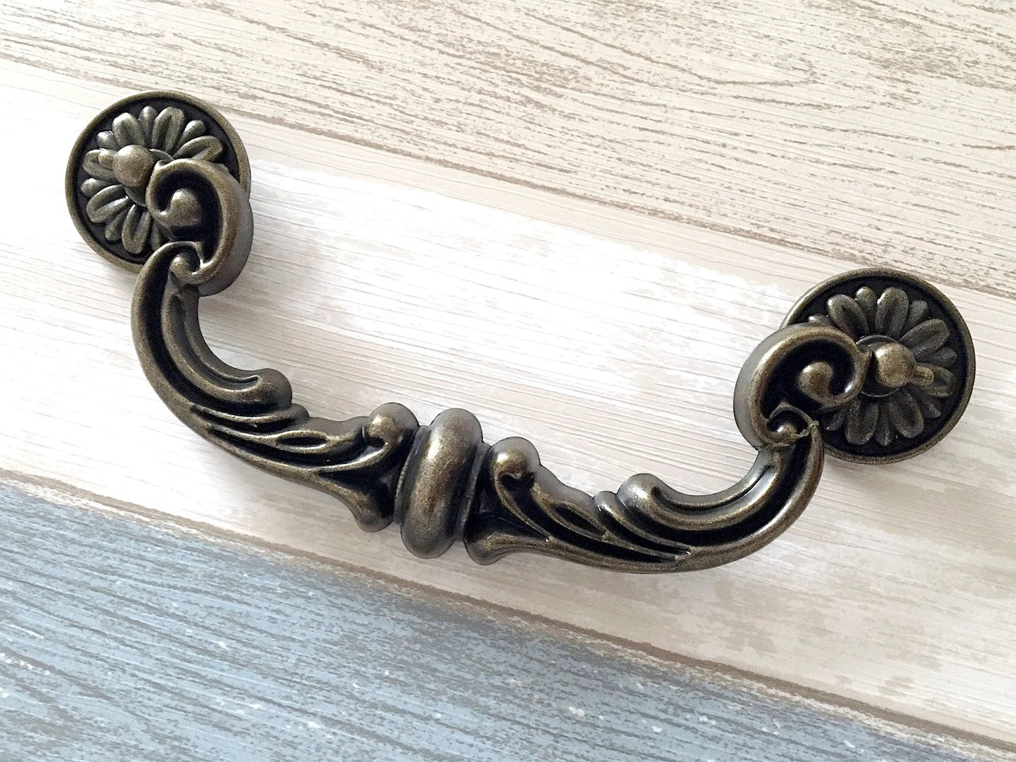 6" Vintage Style Bail Drawer Pull Handle Antique Bronze Drop