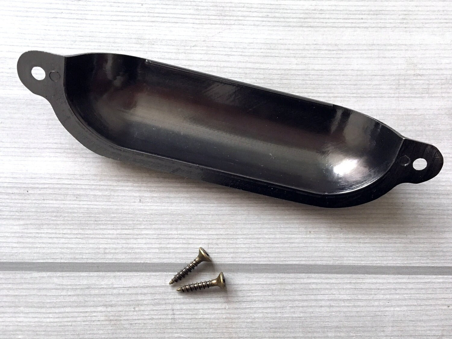 4.75" Cup Drawer Pull, Bin Dresser Handle, Bronze Black Nickel Chrome Silver, Kitchen Cabinet Hardware 4 3/4"