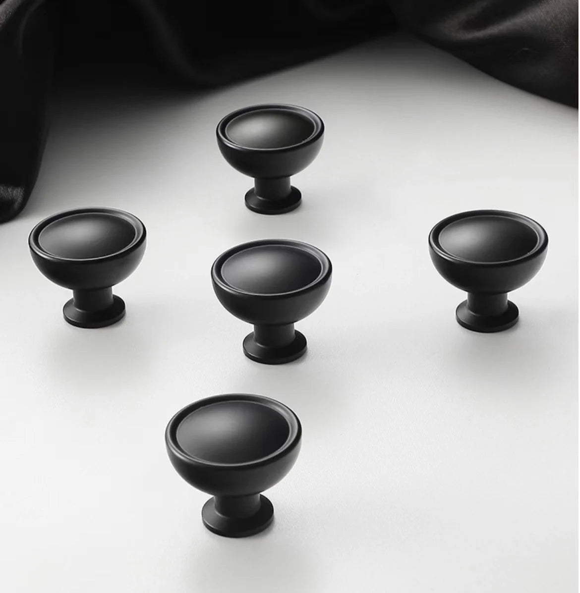 Solid Brass Cabinet Knobs, Drawer Pulls, Minimalist Modern Kitchen Hardware