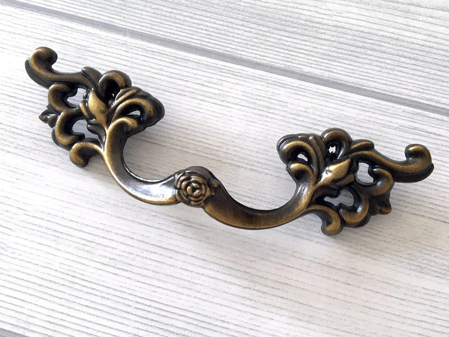 3.25" Drawer Pulls Handles Dresser Pull Vanity Handle, Antique Gold Brass