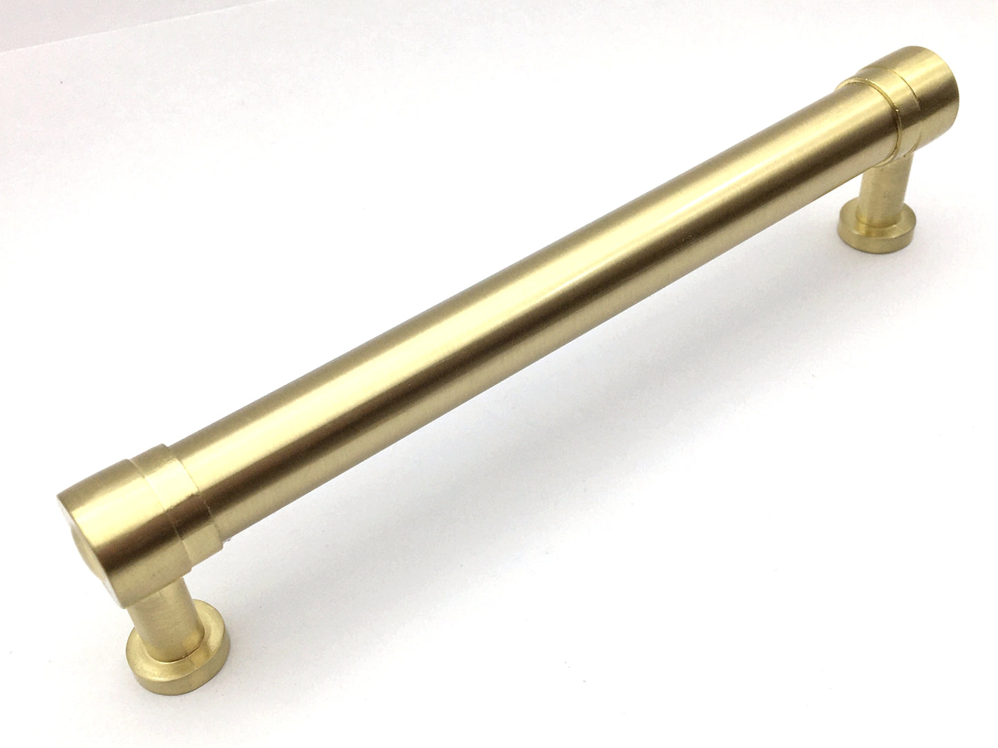 6 Inch Gold Dresser Drawer Pull Cabinet Handles Lynns Hardware 152 mm