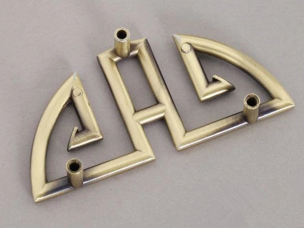 Oriental Drawer Pull Handles, Half Circle, Antique Bronze, Vintage style Kitchen Hardware