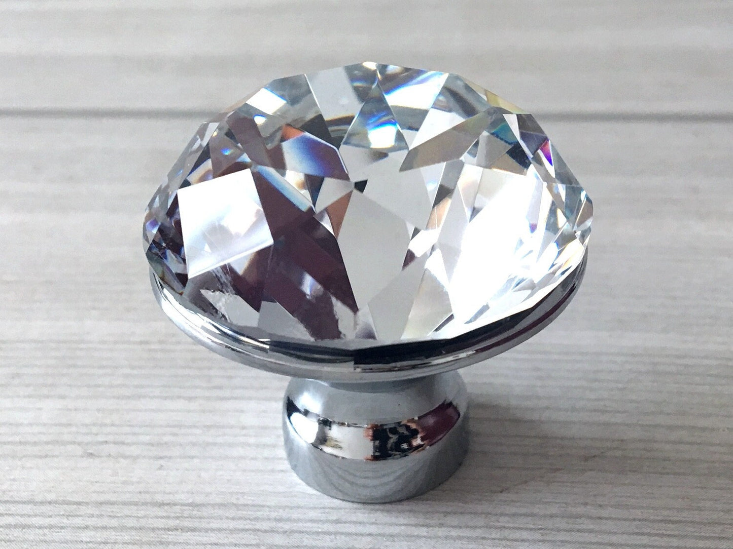 3.75" 5" Crystal Drawer Pull, Glass Cabinet Pulls, Modern Cupboard Handles