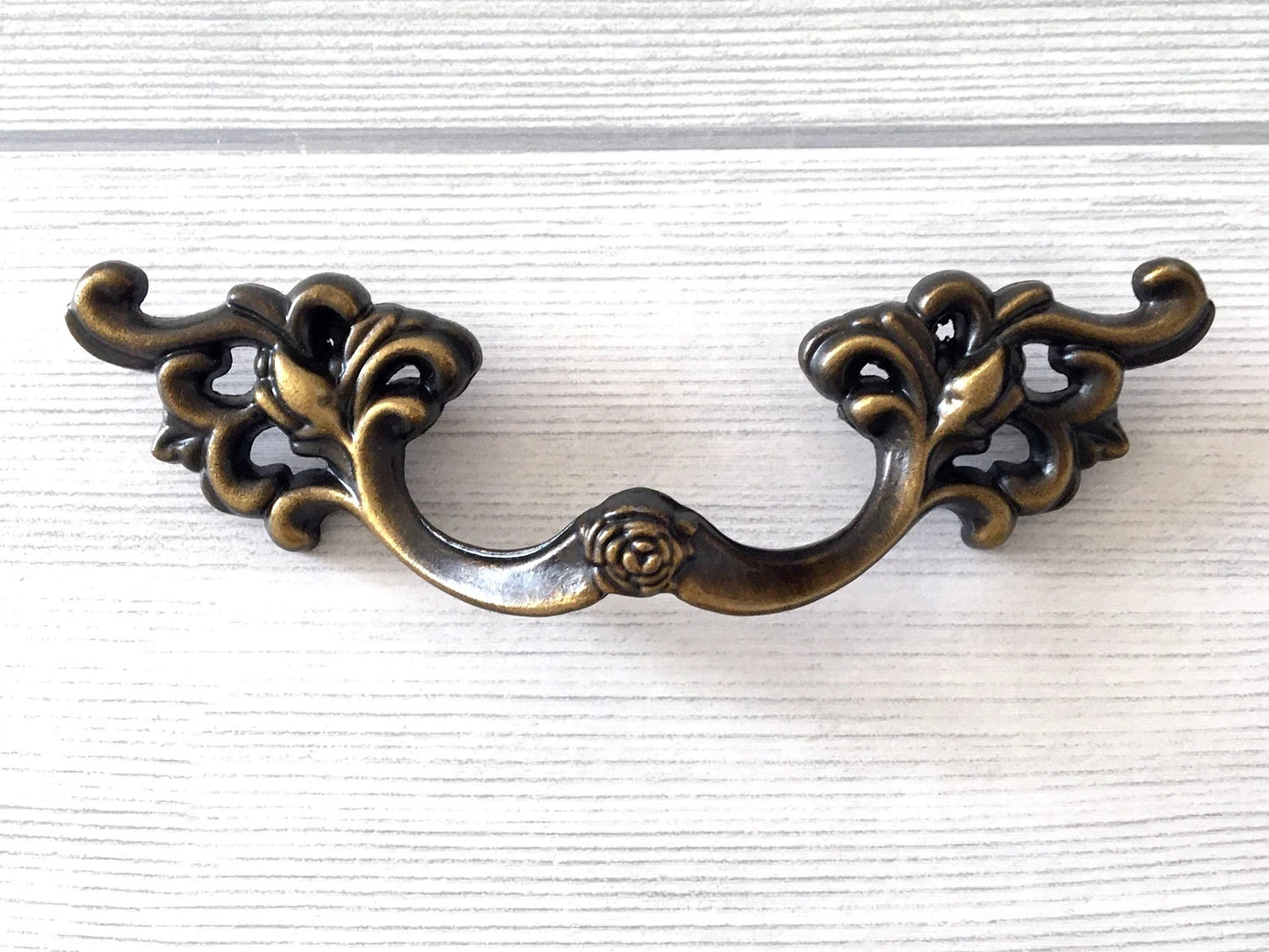 3.25" Drawer Pulls Handles Dresser Pull Vanity Handle, Antique Gold Brass