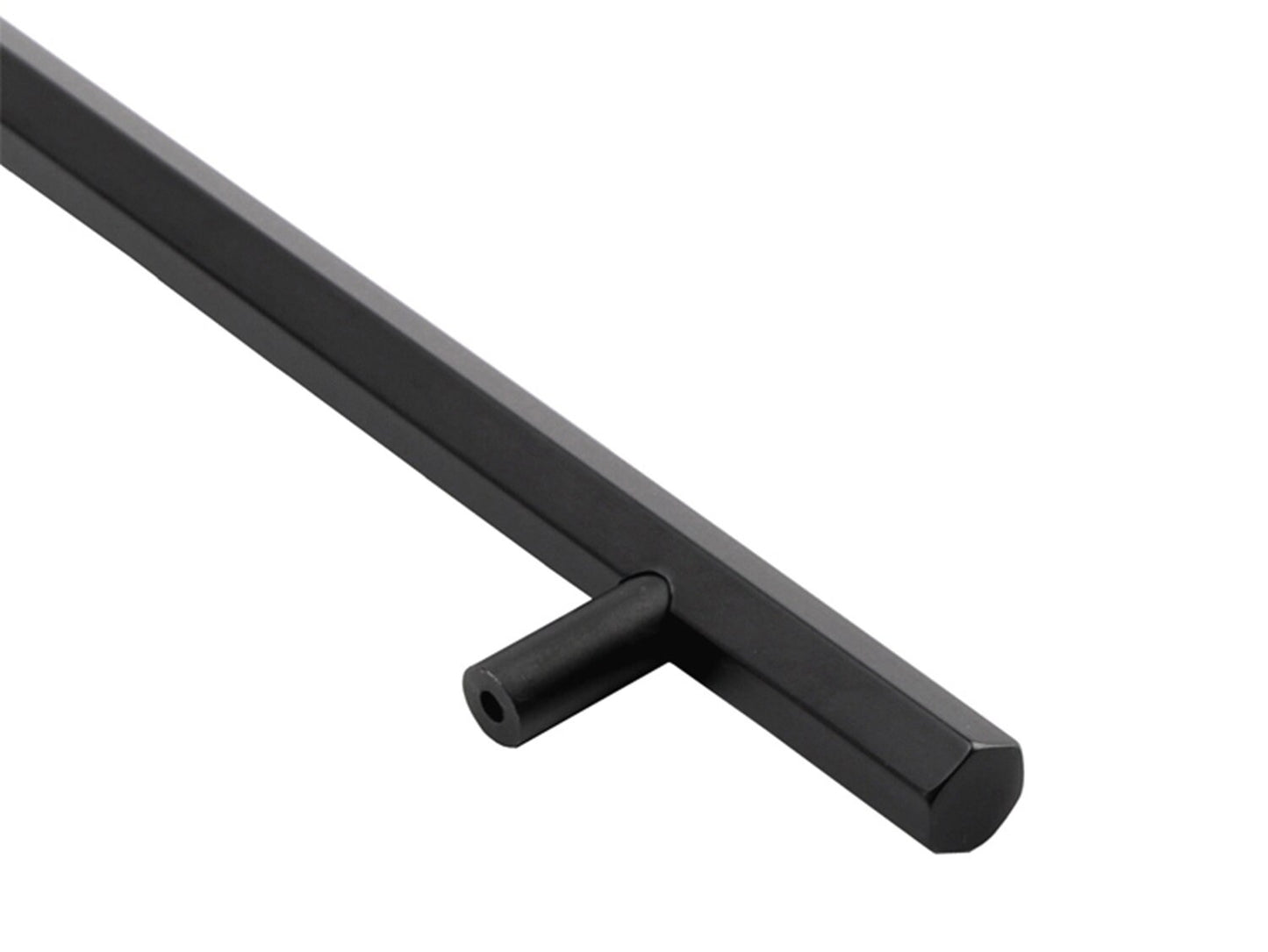 Hexagon Cabinet Pulls, Hexagonal Drawer Knobs, Matte Black, Geometric, Alumimum