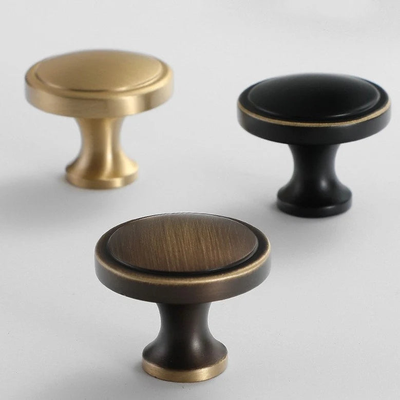Brass Cabinet Handles, Black Gold Coffee Bronze, Drawer Pulls | Kitchen Hardware