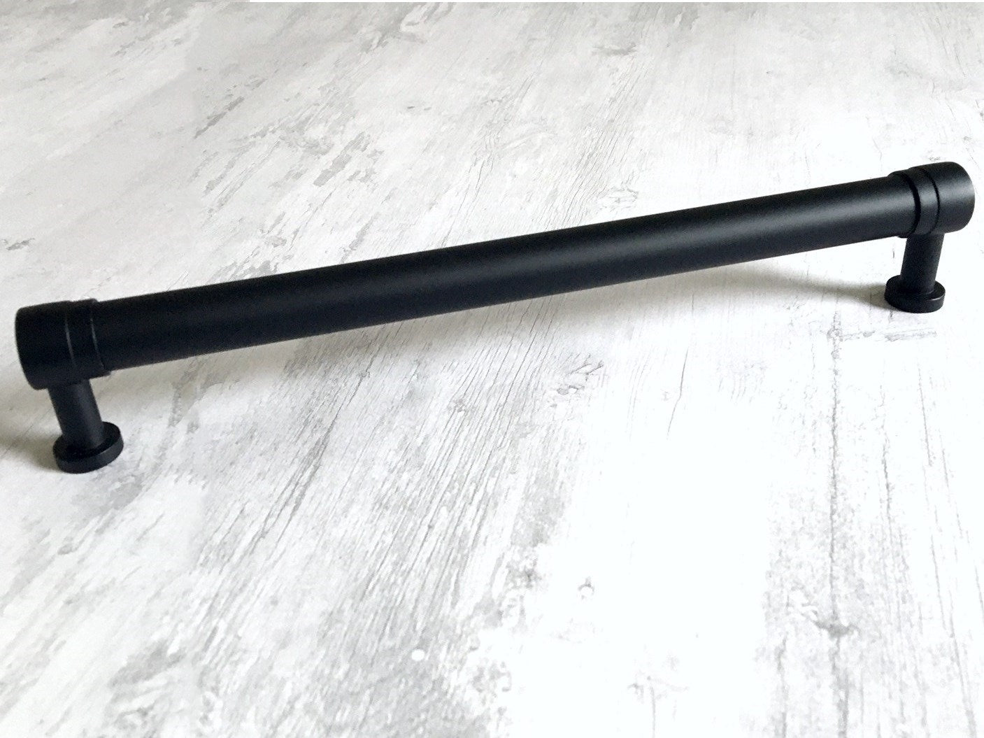 7.5 Inch Black Cabinet Pulls Drawer Handles Lynns Hardware 192 mm