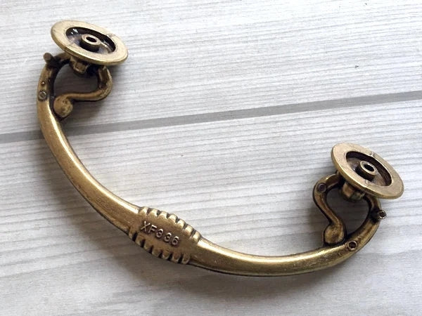 2.5" 3.75" Antique Bronze Bail Drawer Pulls Vintage Style