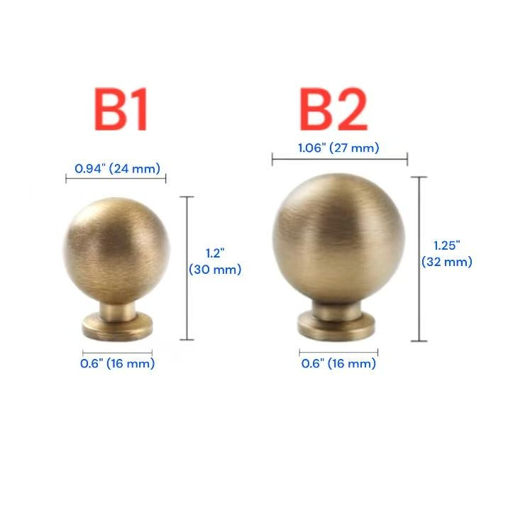 2.5" 3.75" 5" 6.25" Asian Style Bamboo Cabinet Handle, Antique Bronze, Solid Brass