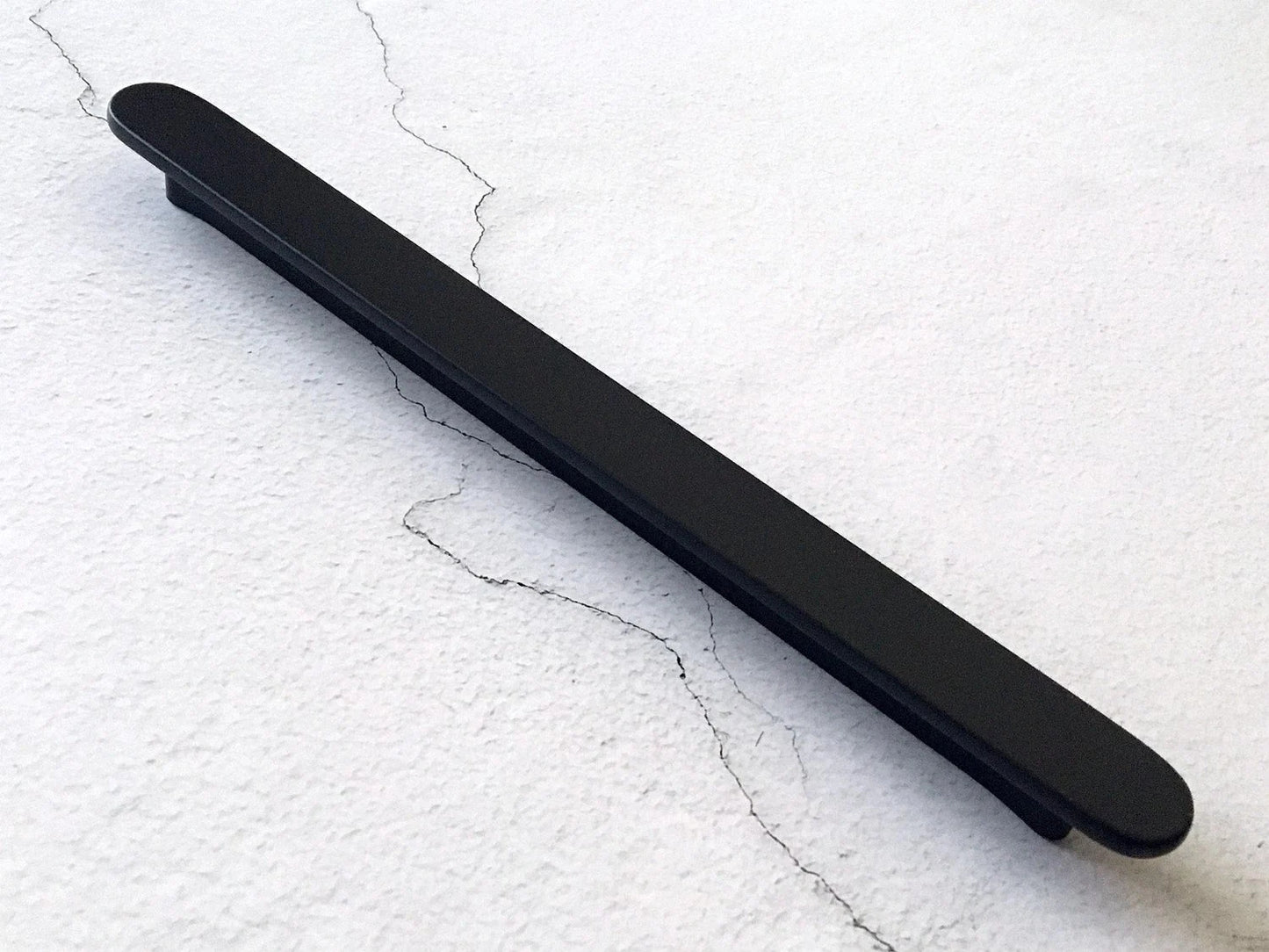 Matte Black Cabinet Handles, Half Moon Drawer Pulls, Kitchen Hardware