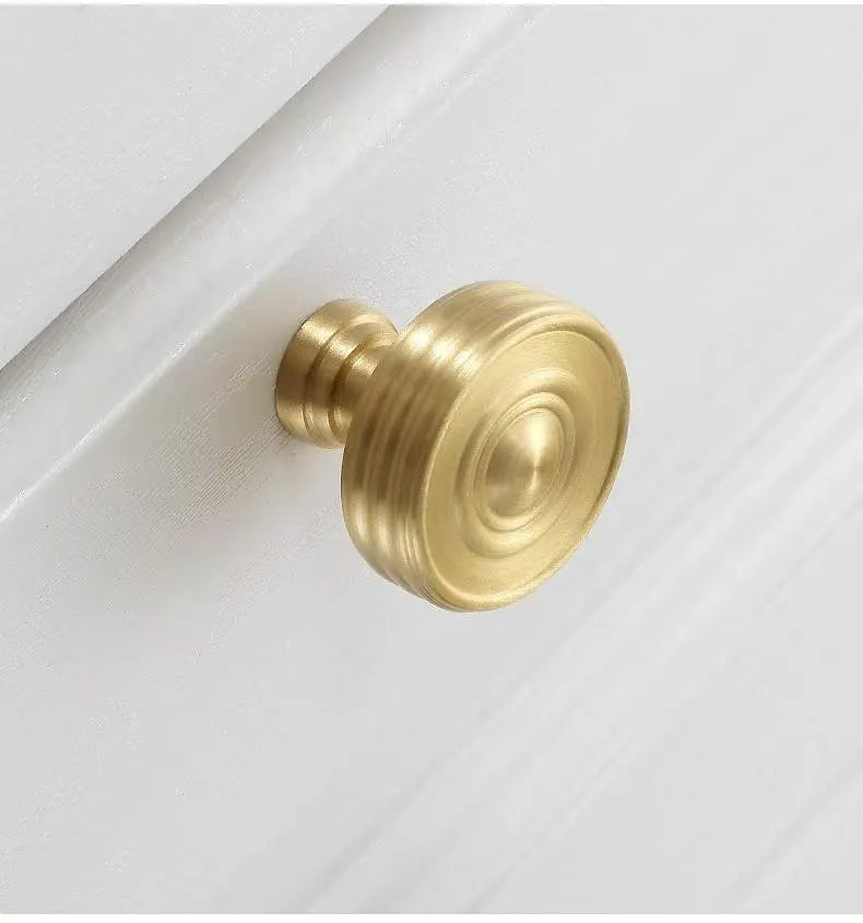 Brushed Brass Cabinet T Bar Handle Gold Vanity Pull, Kitchen Hardware