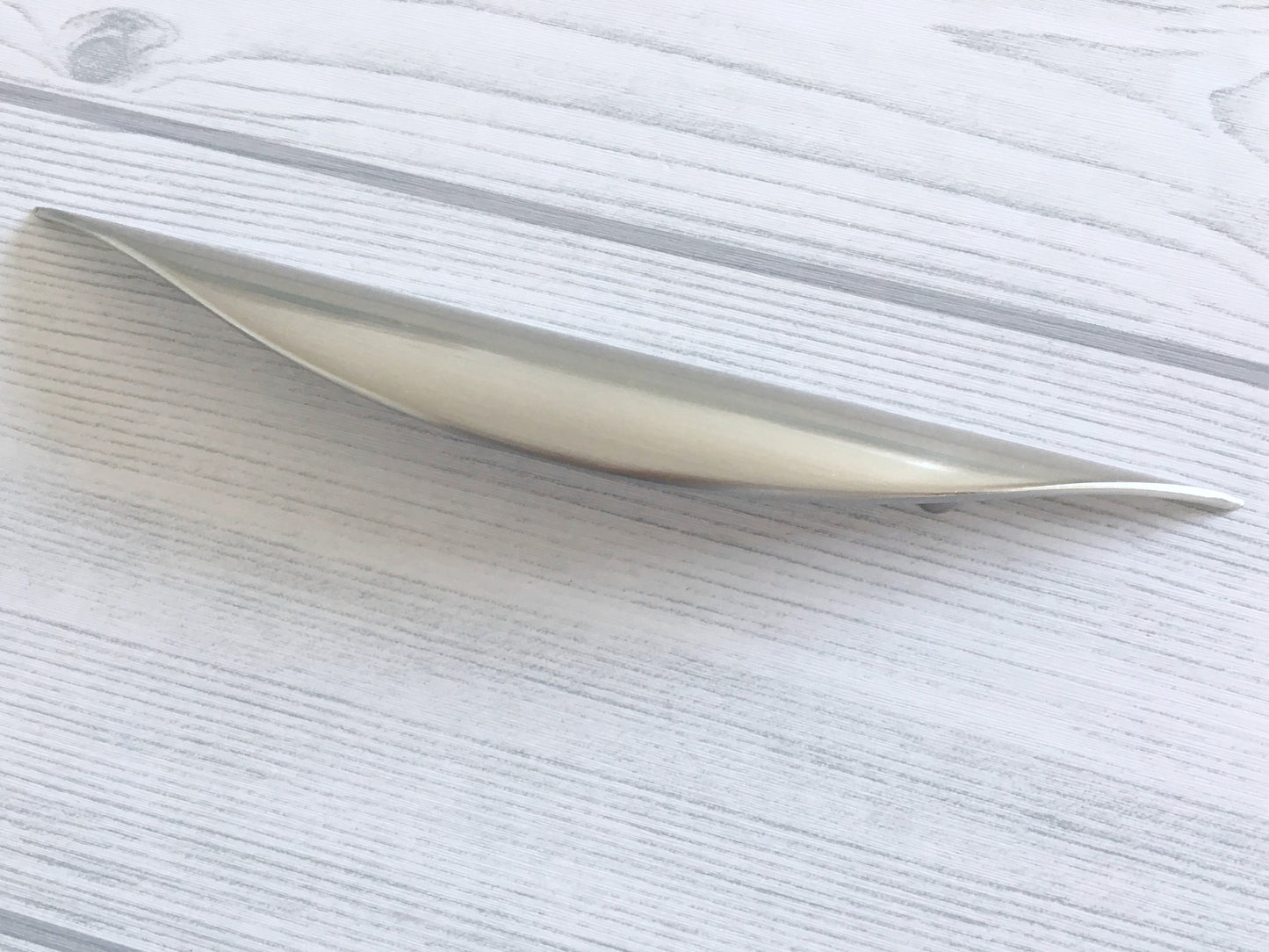 1.25" 2.5" 3.75" Minimalist Nickel Cup Drawer Pulls, Modern Kitchen Cabinet Hardware