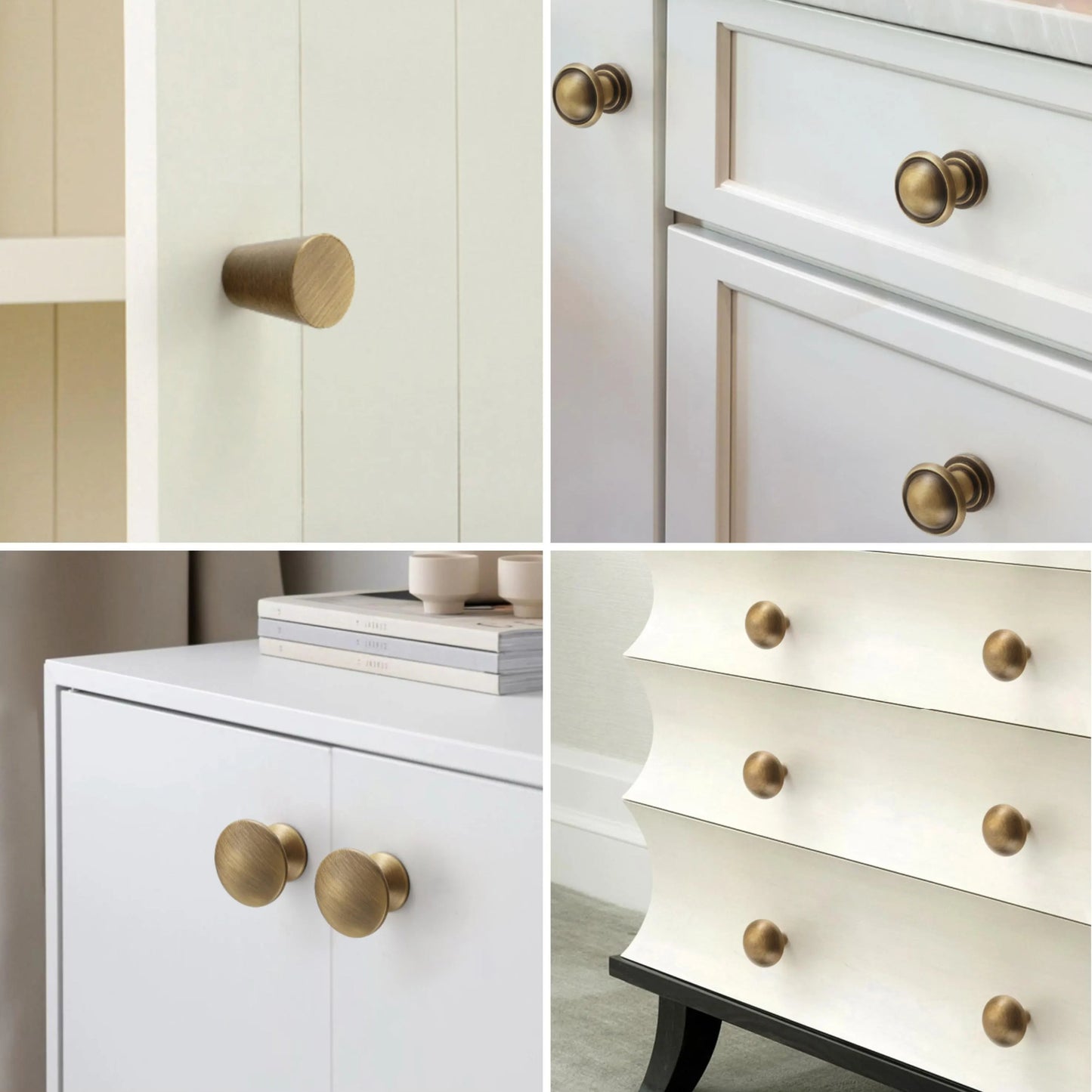 Brass Knob, Drawer Pulls, Kitchen Hardware, Antique Bronze