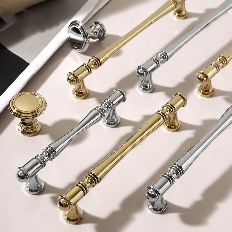 Brass Cabinet Pulls Drawer Knob Kitchen Hardware, Polished Brass, Brushed Brass, Polished Chrome