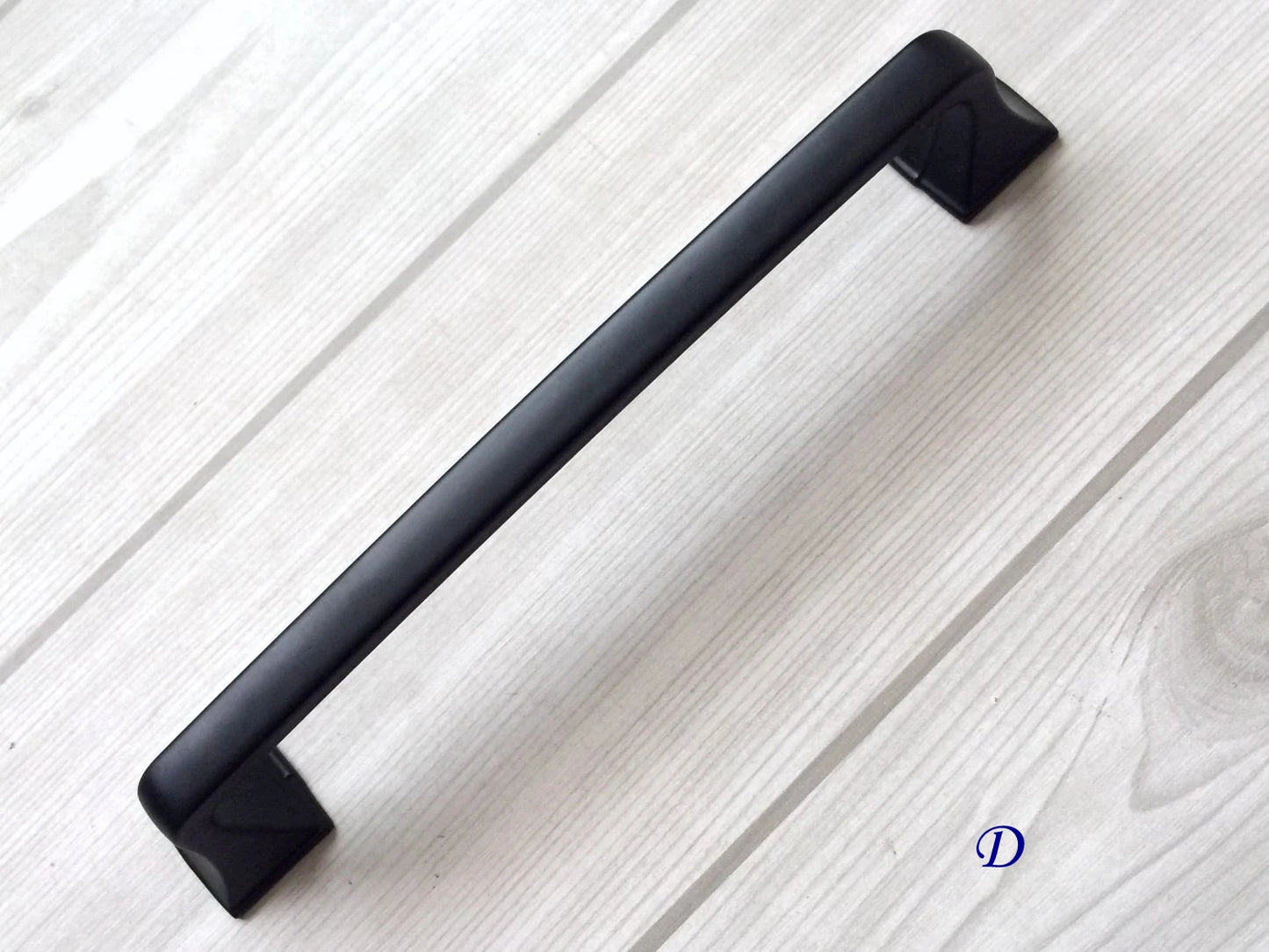 Black Cabinet Pulls, Square Knobs, Minimalist Kitchen Hardware