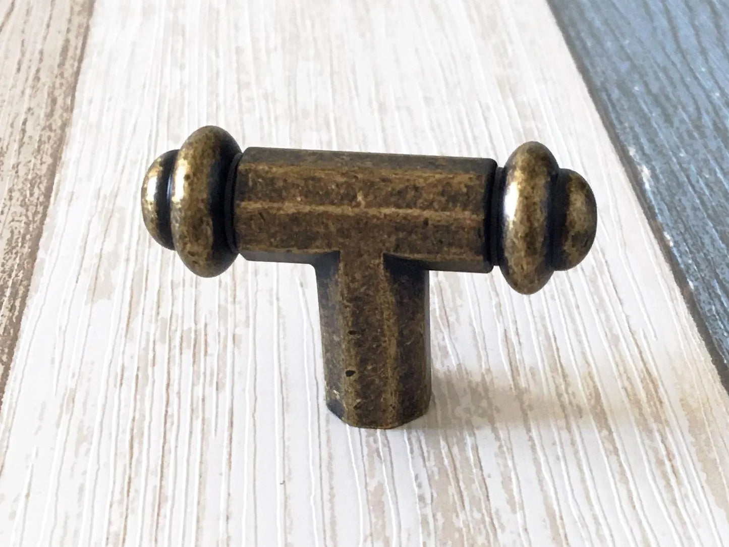 3.75" 5" 7.5" Centers Cabinet Bar Handles, Antique Bronze Kitchen Hardware, 96 128 192 mm Holes