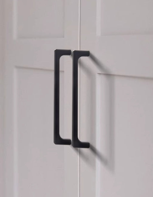 Black Cabinet Pulls and Knobs, Minimalism Kitchen Hardware