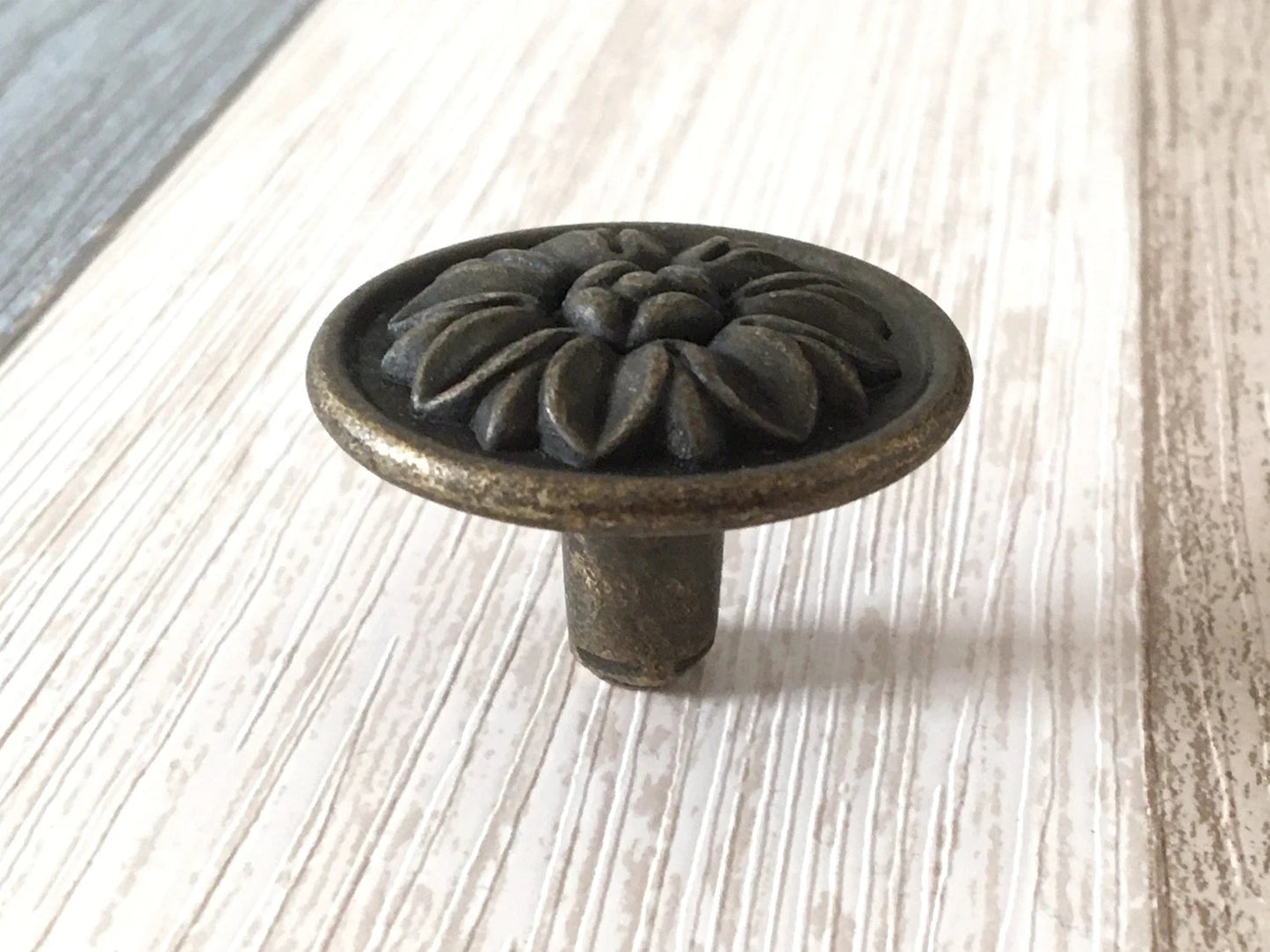 5.75" Vintage Style Bail Drawer Pull Handle Antique Bronze Black Drop Swing