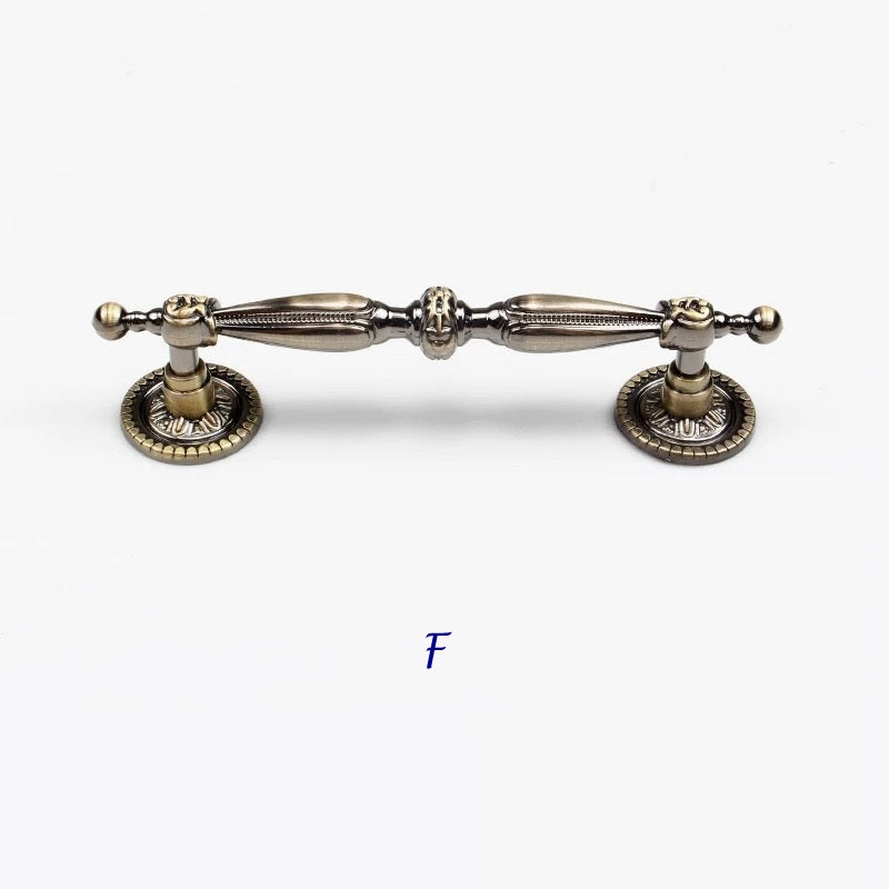 2.5" 3.75" 5" Antique Bronze Drawer Pulls Vintage Style