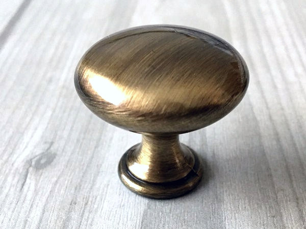 3.75" Centers Cup Drawer Pulls, Gold Bronze, MCM Cabinet Hardware, 96 mm Holes
