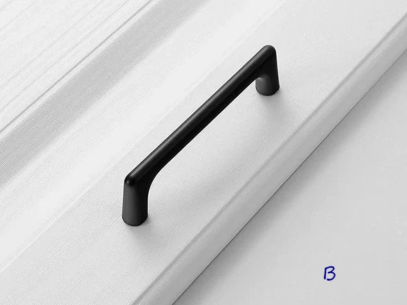 Black Cabinet Pulls and Knobs, Minimalism Kitchen Hardware