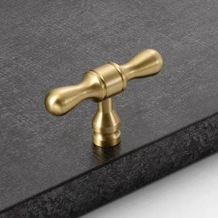 Cabinet Bar Pulls, Solid Brass, Brushed Gold, Modern Mid Century Kitchen Hardware