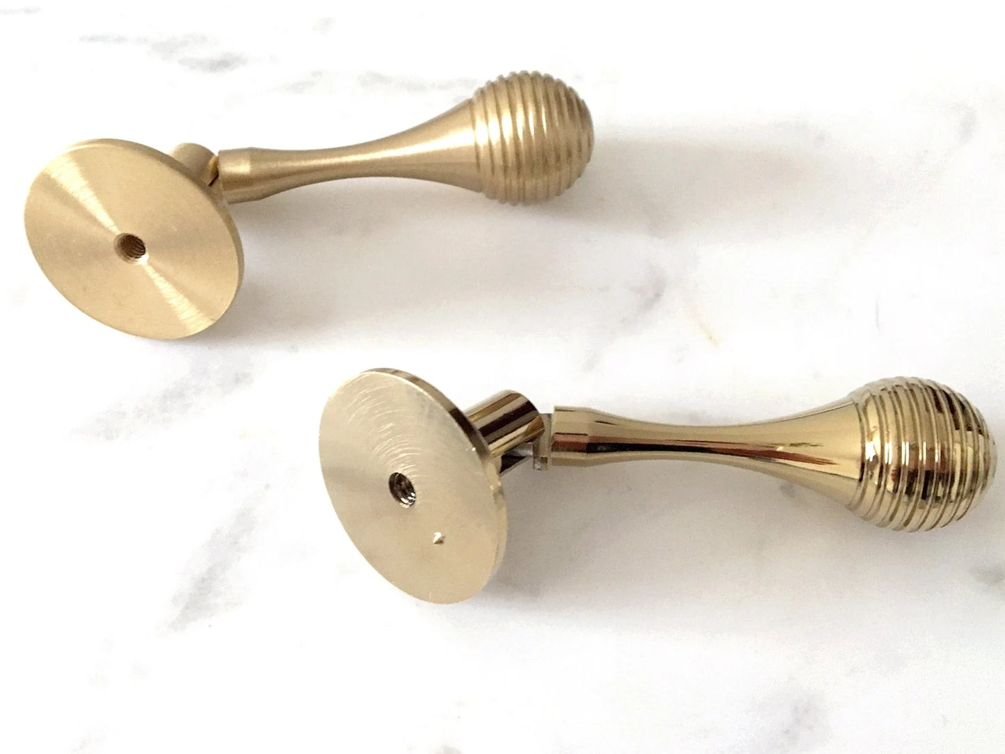 3" Long Pendant Drop Drawer Pulls, Solid Brass, Teardrop Cabinet Knob