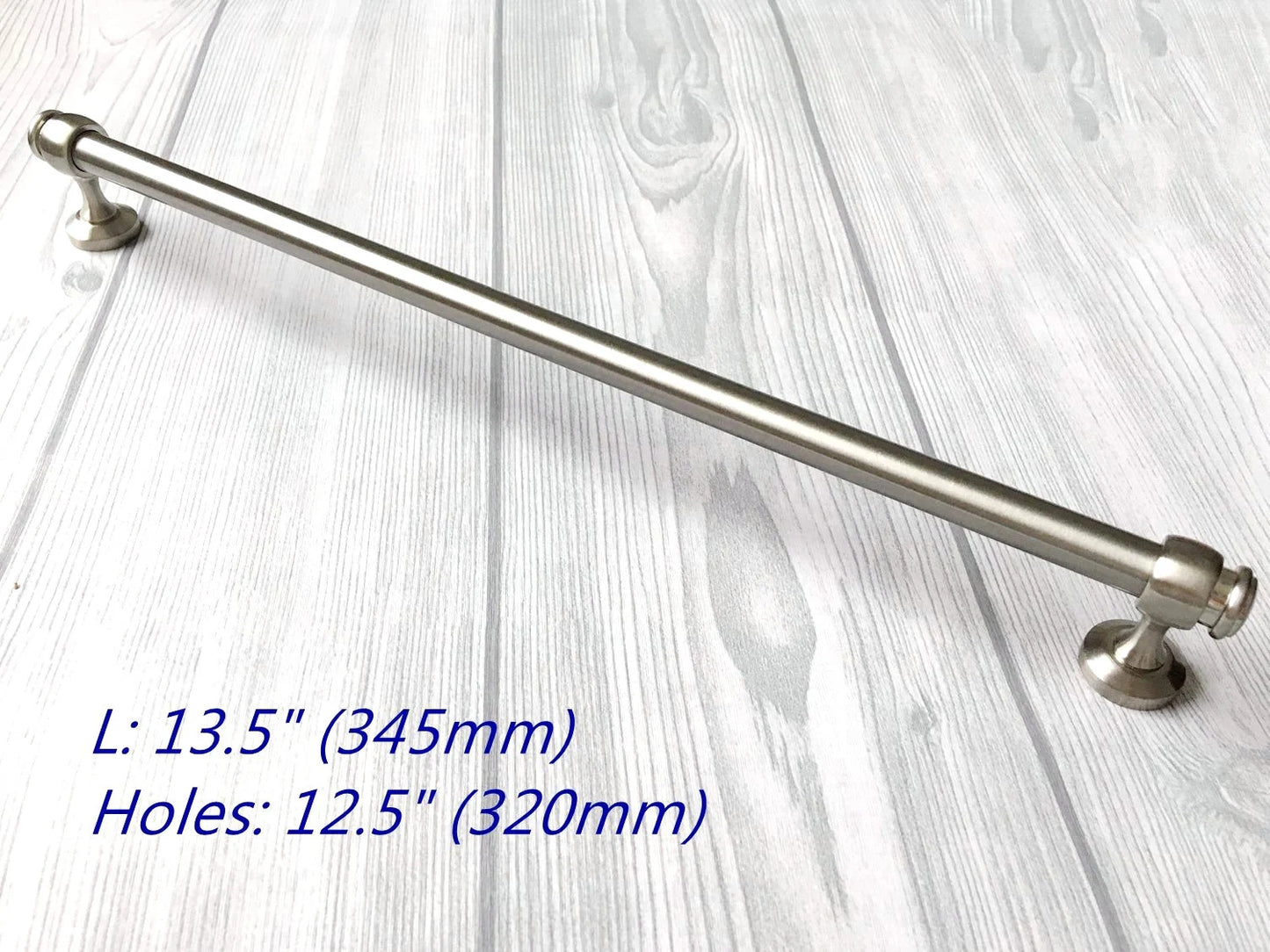 Brushed Nickel Cabinet Bar Pulls - 3" to 12.5"