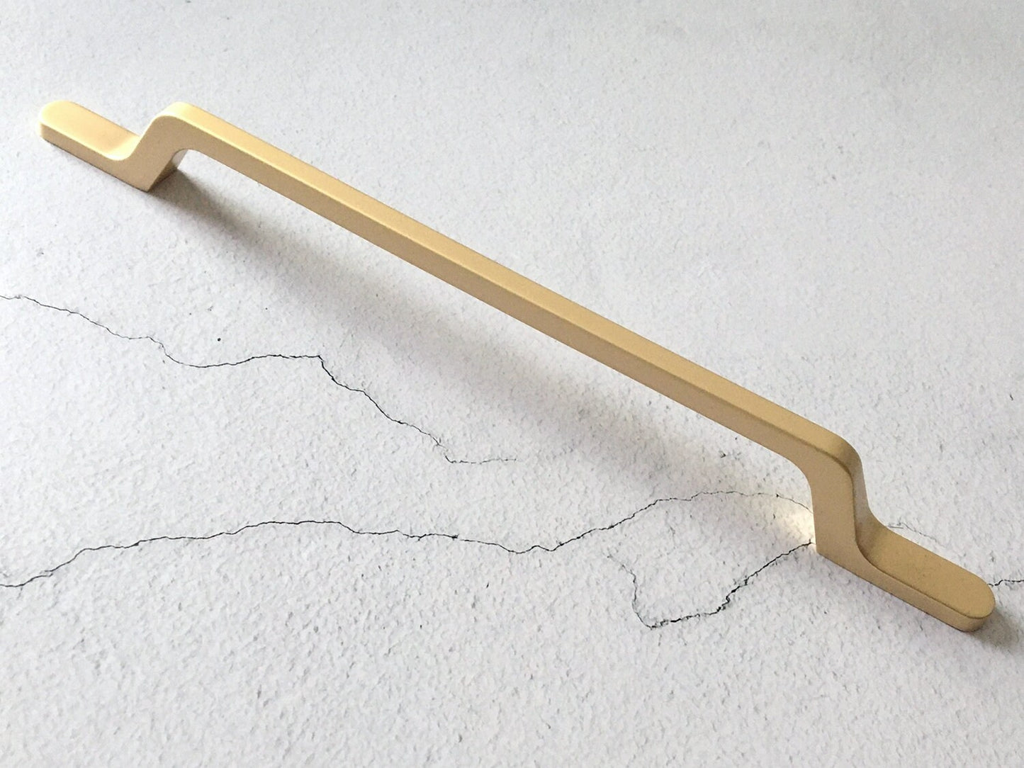 Gold Cup Drawer Pulls, Slim Cabinet Handle, Kitchen Hardware