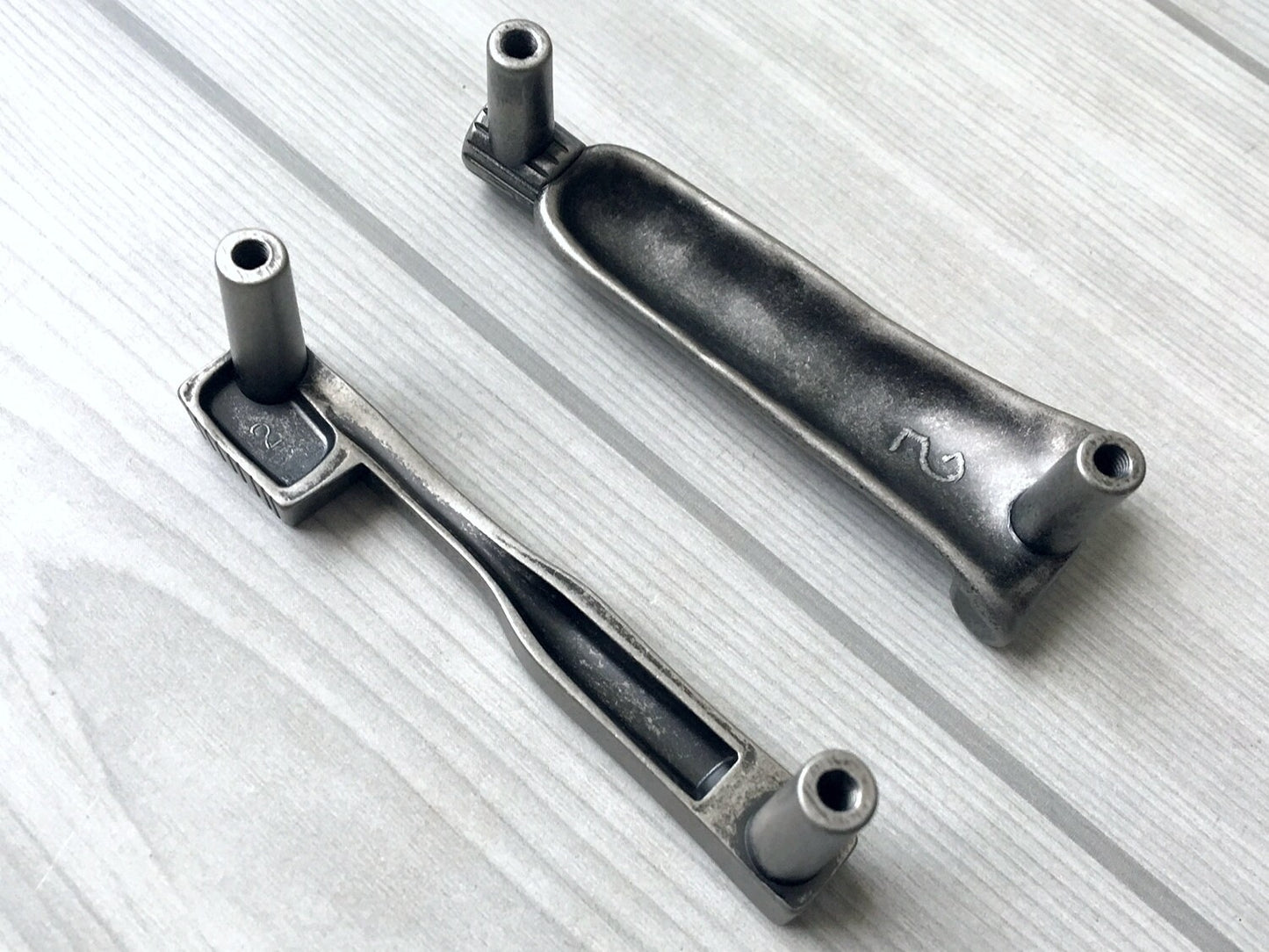 3" Toothbrush Toothpaste Bathroom Cabinet Handles, Antique Black Brass Pewter 76 mm