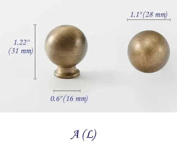 Brass Cabinet Handles Antique Bronze Drawer Pulls | Lynns Hardware