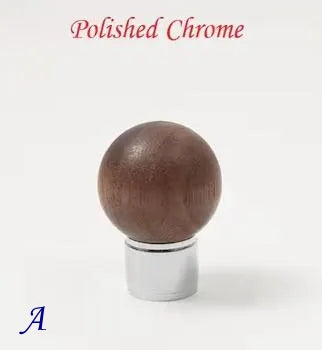 Walnut Brass Cabinet Knob, Pendant Wooden Drawer Pull, Oriental Retro Kitchen Hardware